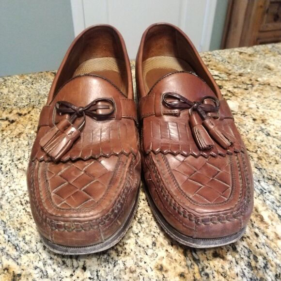Johnston & Murphy Brown Leather Tassel Loafers 020-2394 Dress Shoes Men\'s Sz 11M main image 11